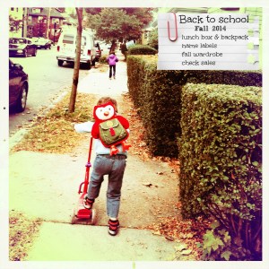 Enjoy your summer vacation until the last moment. Back to school: Checklist, Sales, Events. or How to stay sane in the fall.