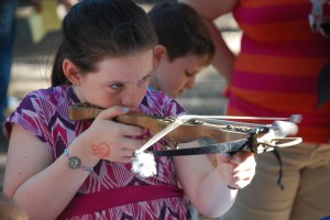 Nothing like a little ready, aim, fire...that's sanctioned by the adults around you.  