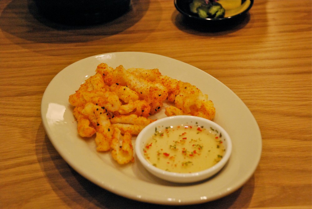 This chili squid was my favourite.  It was cooked perfectly. Not greasy at all with the lightest batter ever.  The sauce pairs perfectly with the freshness of the cilantro, slight sweetness and heat of the chili and garlic. 