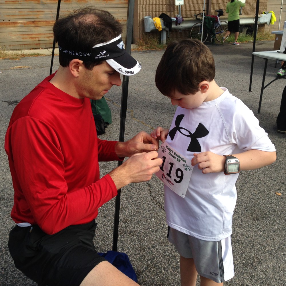 It is about pinning on that number, lining up and getting onto the course.