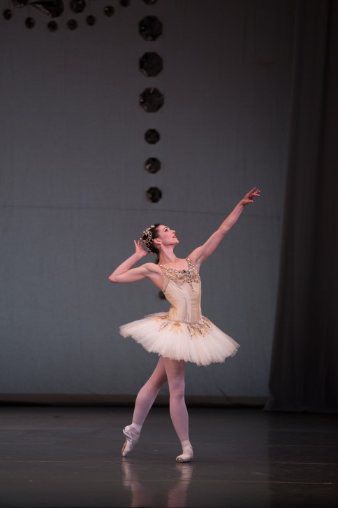 Kathleen Breen Combes in Boston Ballet’s Diamonds ©The George Balanchine Trust. Photo by Rosalie O’Connor