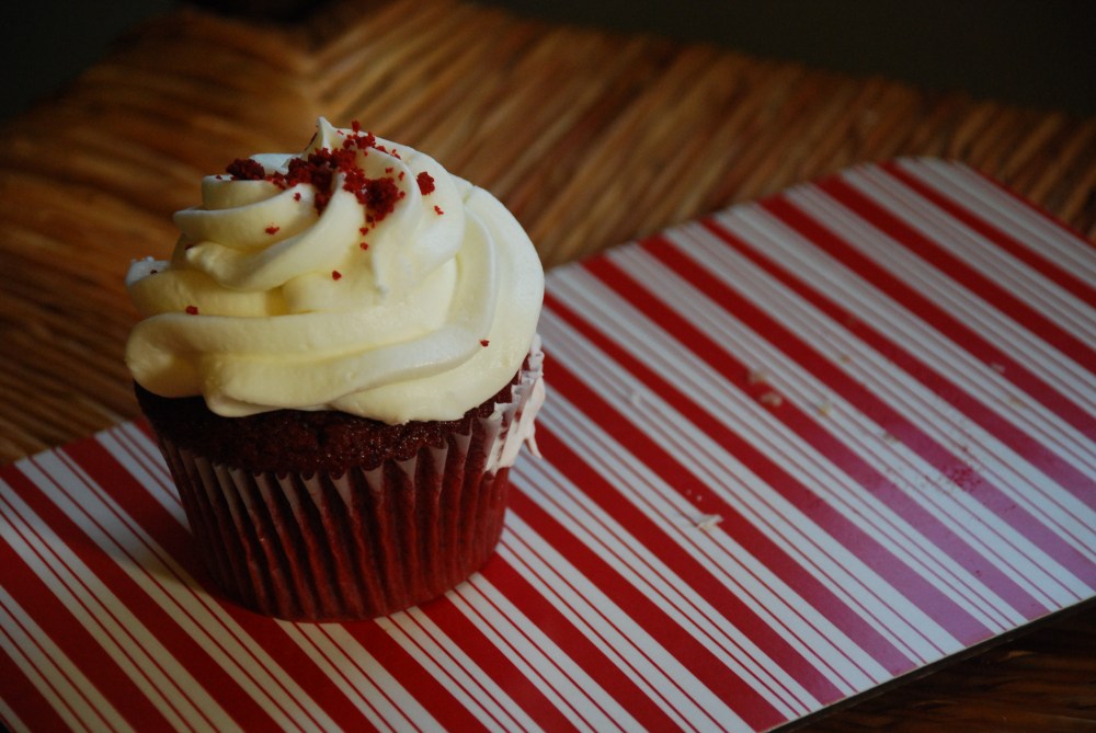 The Red Velvet cupcake from Lyndell's Bakery in Somerville.  A Somerville institution since 1887.