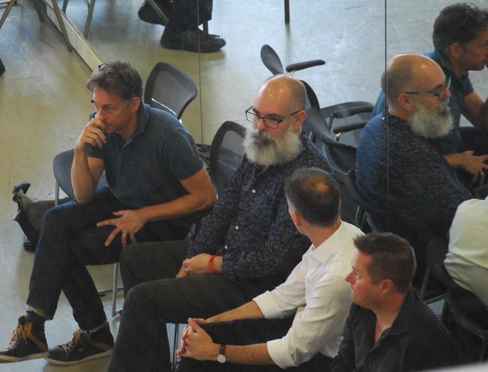 Men at work.   Charles Heightchew, Manager of Costumes and wardrobe works closely with all of the artistic staff and Artistic Directory, Mikko Nissinen to get the costumes just right.