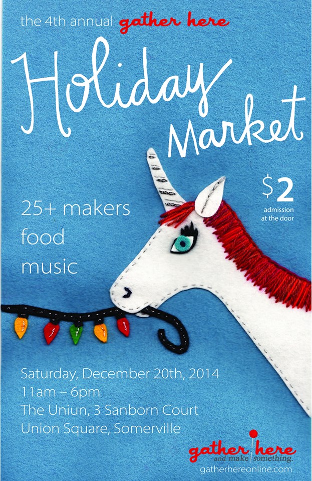 Gather Here Handmade Holiday Market.