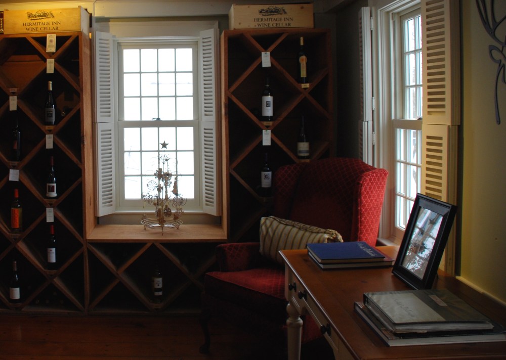 The Hermitage Wine Cellar at the Hermitage Inn.
