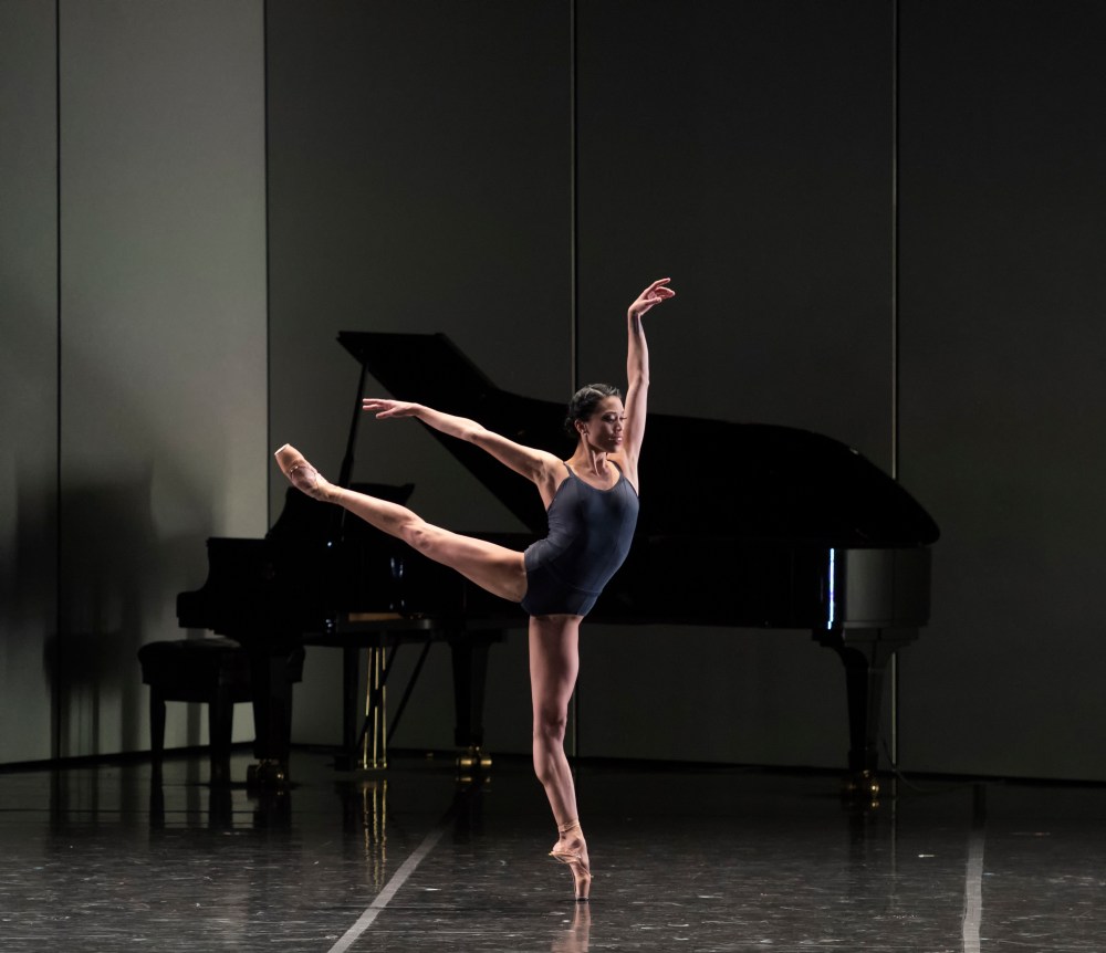 Lia Cirio of Boston Ballet in José Martinez's Resonance; photo by Gene Schiavone, courtesy Boston Ballet