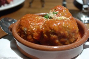 Polpette at Artú in Boston's North End.